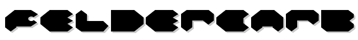 Feldercarb Expanded font
